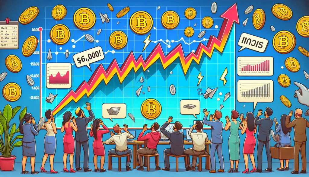 Graphique de l'évolution du prix du Bitcoin